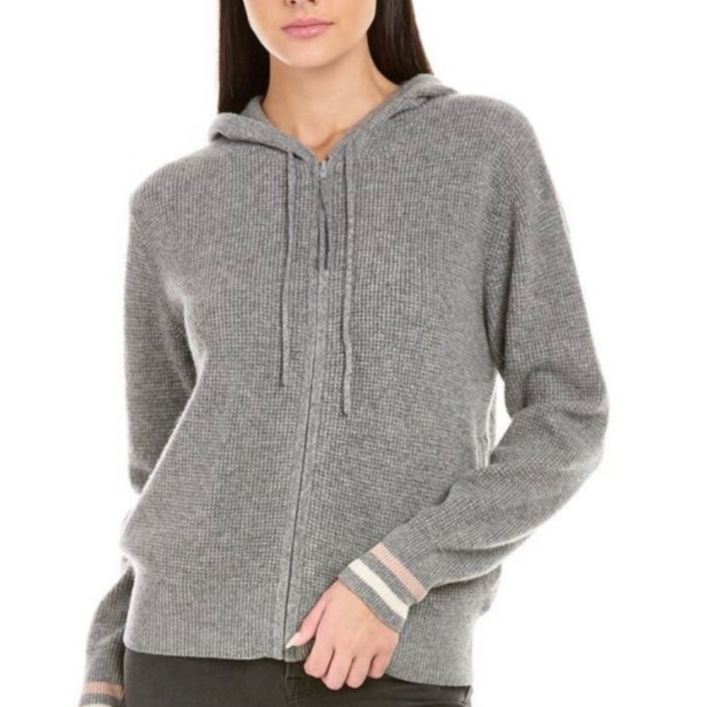 NWT Johnny Was Calme‎ GORGEOUS Cashmere Whipstitch Hoodie!